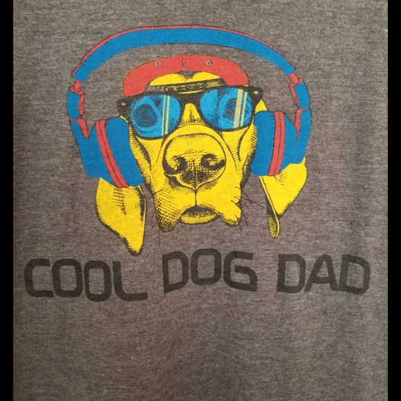 Cool Dog Dad Graphic Tee - Picture 4 of 5